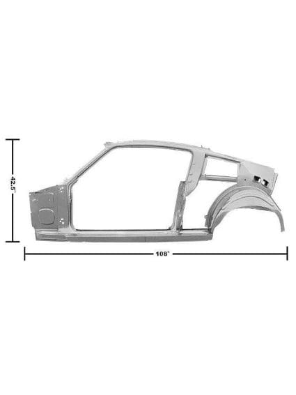 GLA3645UWT Door Frame Quarter Assembly