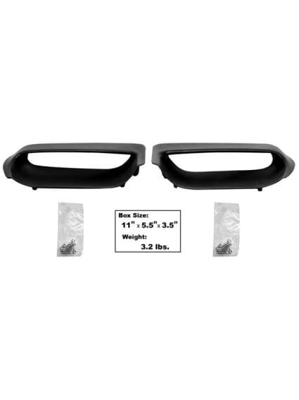 GLAM3643B Hood Molding Louver