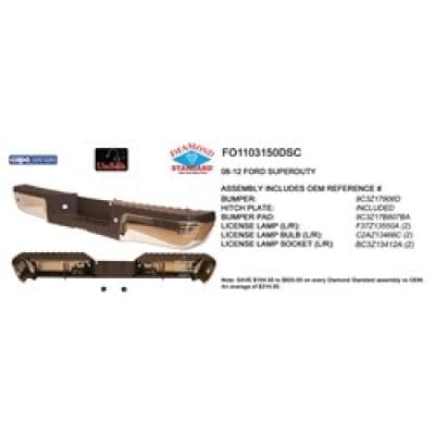 FO1103150DSC Rear Bumper Assembly