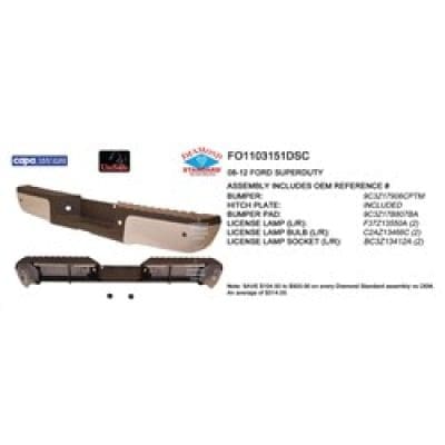 FO1103151DSC Rear Bumper Assembly