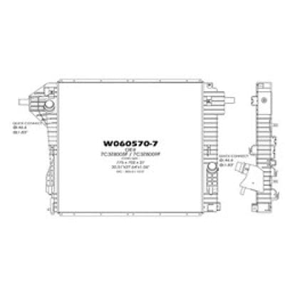RAD13145 Radiator