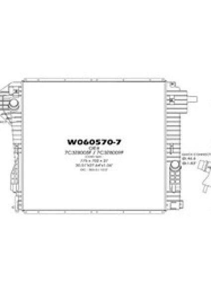 RAD13145 Radiator