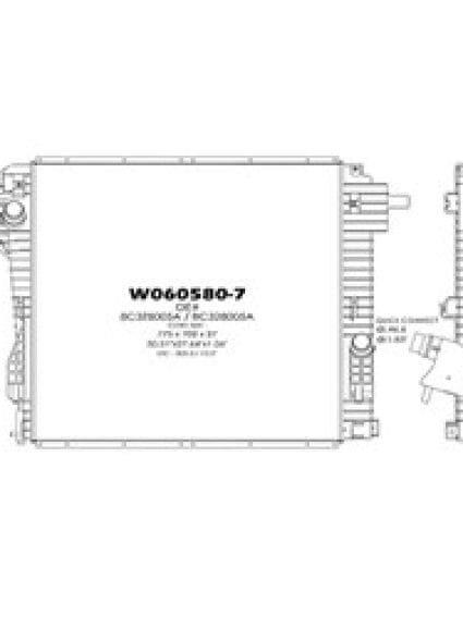 RAD13231 Cooling System Radiator