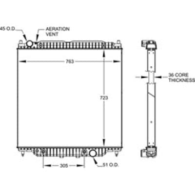 RAD2815 Radiator