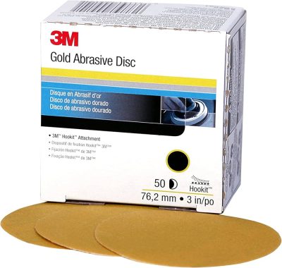 3M Hookit Gold Disc 00914, 3 in, P320, 50 Discs