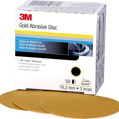 3M Hookit Gold Disc 00914, 3 in, P320, 50 Discs