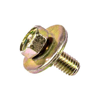 Auveco Body Bolts 6mm CAPS12064 M6-1.0 X 16mm Gold Hex Head PK 50