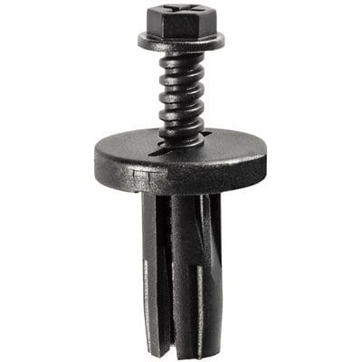 Auveco Push In Retainer 44697 CAPS13457 Black Nylon Hole Size GM PK 10