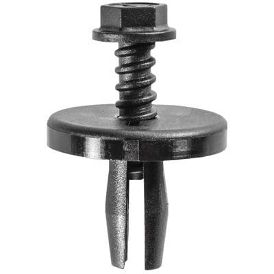 Auveco Push In Retainer 44565 CAPS13469 Black Nylon Hole Size PK 25