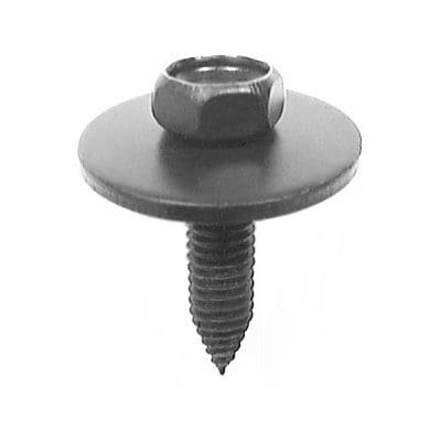 Auveco Body Bolts 6mm CAPS13617 M6-1.0 X 20mm Black Hex Head PK 50