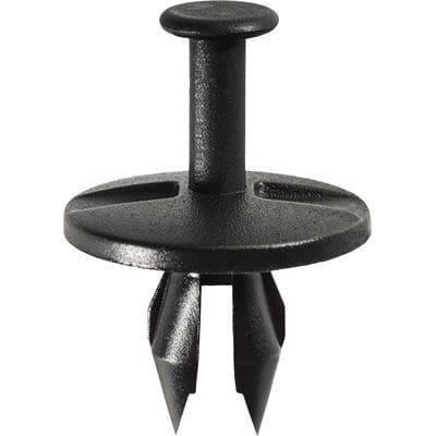 Auveco Push In Retainer 44628 CAPS14010 Black Nylon Hole Size PK 25