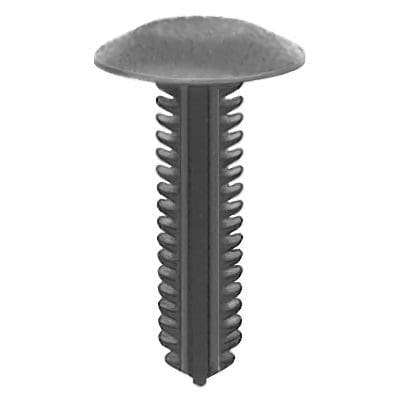 Auveco Push In Retainer 44697 CAPS14032 Black Nylon Hole Size PK 10