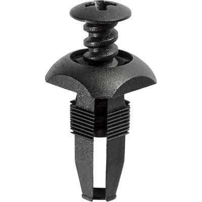 Auveco Push In Retainer 44565 CAPS14953 Black Nylon Hole Size PK 25