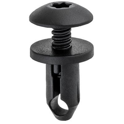 Auveco Push In Retainer 15/64 CAPS14990 Black Nylon Hole Size PK 50