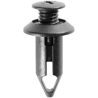 Auveco Push In Retainer 44697 CAPS14997 Black Nylon Hole Size PK 25