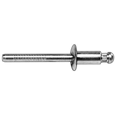 Auveco Rivets Steel Flange CAPS18938 1/16 x 1/4 1/2 PK 25
