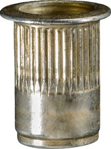 Auveco Nutsert M6-1.0 CAPS19220 Zinc & Yellow Specialty Insert PK 25