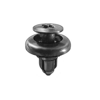 Auveco Push In Retainer 9mm CAPS19243 Black Nylon Hole Size GM PK 15