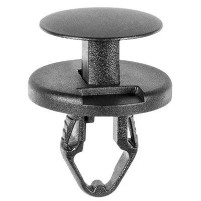 Auveco Push In Retainer 8.5mm CAPS20826 Black Nylon Hole Size GM PK 50