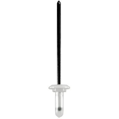 Auveco Rivets Black Aluminum CAPS21082 1/8 1/4 X 1/32 X 13/32 PK 15