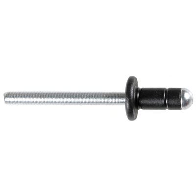 Auveco Rivets Black Aluminum CAPS21315
