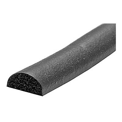 Auveco Rubber Products Sponge Rubber Half Round CAPS4737 3/8 PK 50 Ft