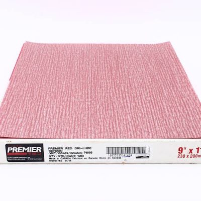 Carbo Sand Paper Dry CAN14148 Red 9" X 11" 800 Grit PK 100
