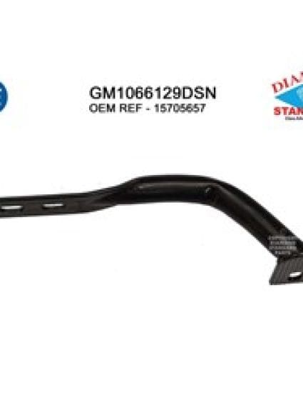 GM1066129C Front Bumper Bracket Face Bar Brace Driver Side