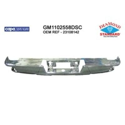 GM1102558DSC Rear Bumper Face Bar