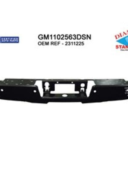 GM1102563DSC Rear Bumper Face Bar