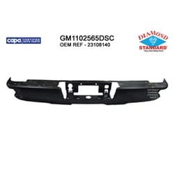 GM1102565DSC Rear Bumper Face Bar
