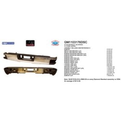 GM1103176DSC Rear Bumper Assembly