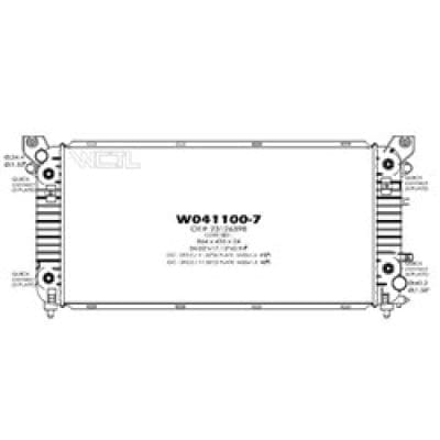 RAD13396 Cooling System Radiator