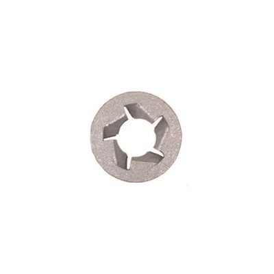 Auveco Metal Retainer Push Nut CAPS10086 1/4 Bolt 1/2 OD PK 100