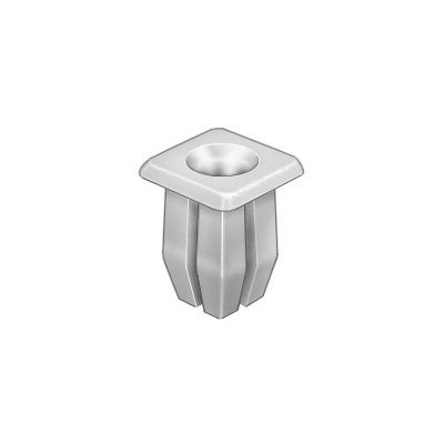 Auveco Nylon Nut #8/#10 CAPS9862 White Nuts Screw Size PK 50