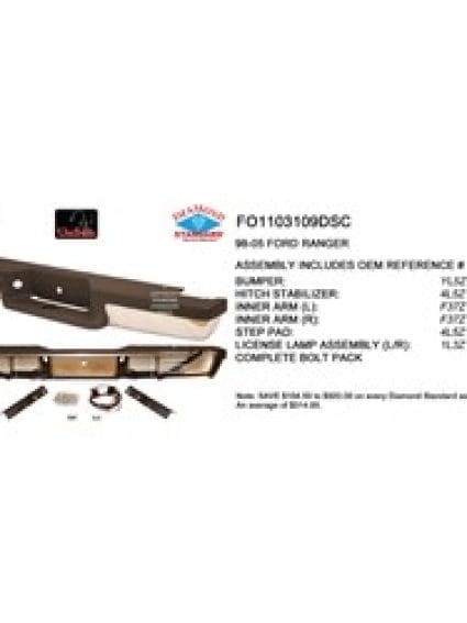 FO1103109DSC Rear Bumper Step Assembly