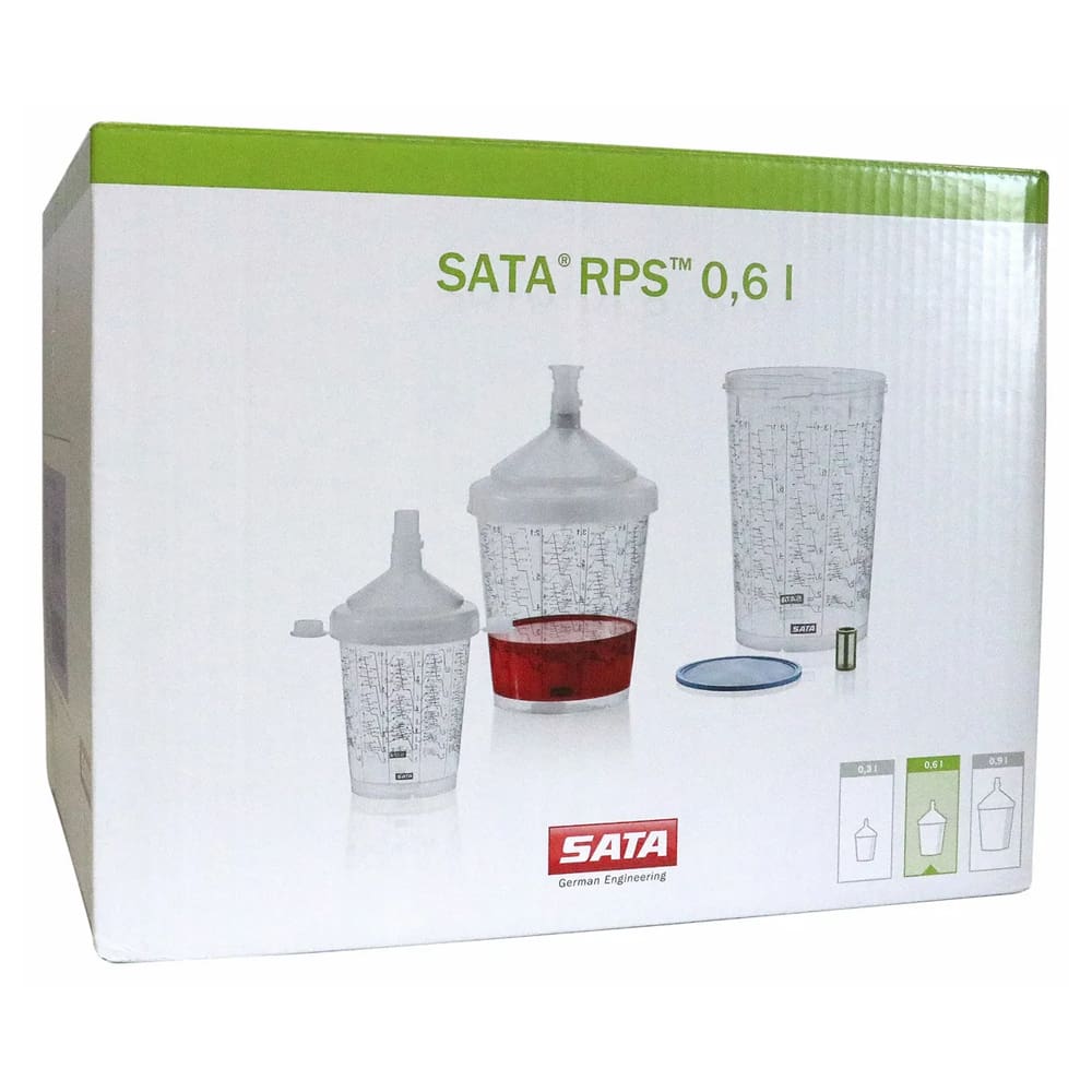 SATA RPS 0.6L Mixing Cups 1010545<br/> Disposable Mixing Cups