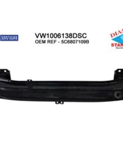 VW1006138DSC Front Bumper Impact Bar