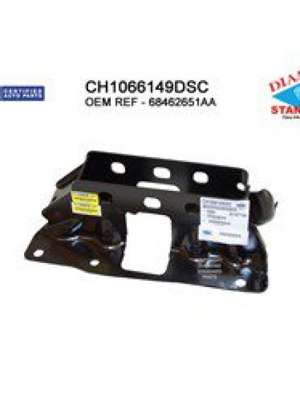 CH1066149DSC Front Bumper Bracket Mounting Set