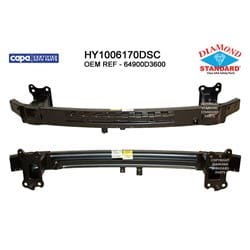 HY1006170DSC Front Bumper Impact Bar
