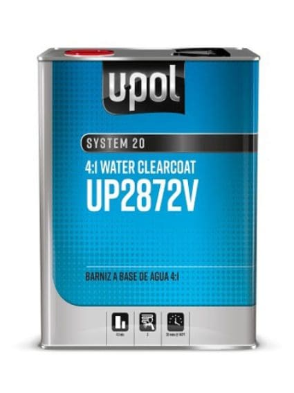 U-Pol Clearcoat 4 to 1 UP2872V Requires UP2391 Hardener