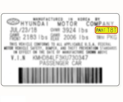 Hyundai Paint Code Finder | OEM Color Codes | CAPS Canada