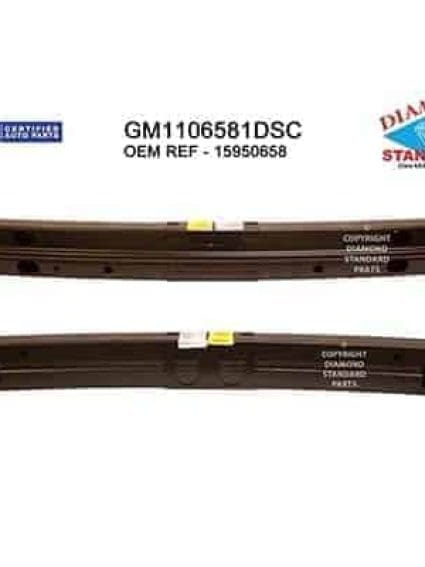 GM1106581DSC Rear Bumper Cover Rebar Reinforcement