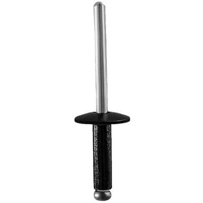 Auveco Rivets Black Aluminum CAPS14127