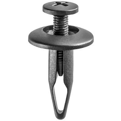 Auveco Push In Retainer 44565 CAPS14753 Black Nylon Hole Size PK 25