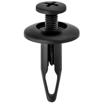 Auveco Push In Retainer 44565 CAPS14993 Black Nylon Hole Size GM PK 25