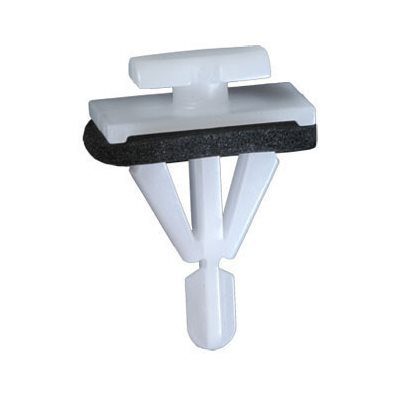 Auveco Molding Clip Nylon Exterior Trim Panel CAPS21157 White GM PK 10