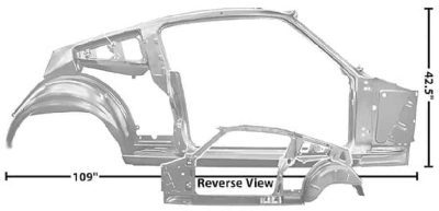 GLA3644FWT Door Frame Quarter Assembly