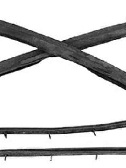 GLAM1727 Weatherstrip Rear Qtr Panel Seal Jamb