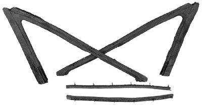 GLAM1727 Weatherstrip Rear Qtr Panel Seal Jamb